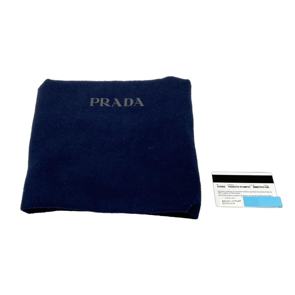 Prada Backpack 2VZ062 Dark Green Black Multi - Picture 8 of 8